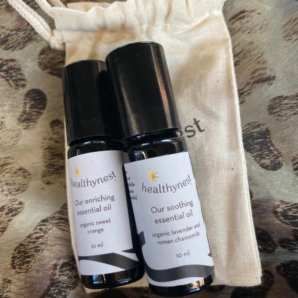 Essential Oil Set: Organic Lavender & Roman Chamomile, Sweet Orange 10 ml each